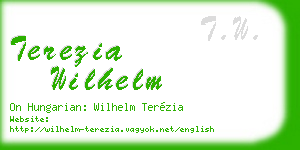 terezia wilhelm business card